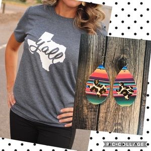 Shirt and earring set
